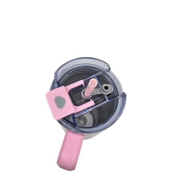 Modern Expressions Pink Floral Tumbler 45 oz. Steel w. Lid & Straw NEW - Picture 6 of 8